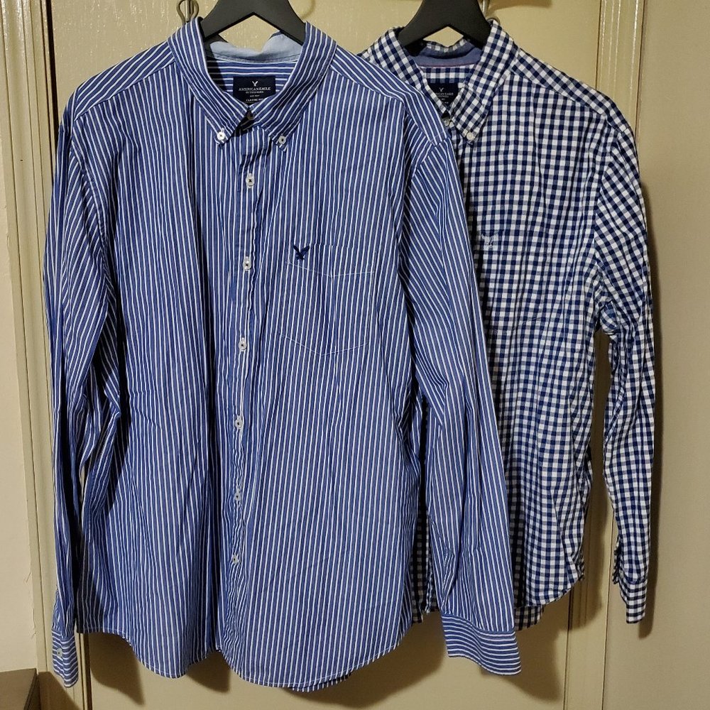 American Eagle Button Shirt Lot